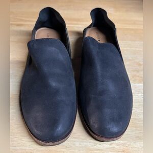 Black Suede Convertible Loafers
